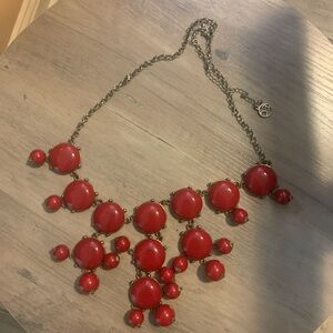 Bold Red Statement Necklace - Women Jewelry